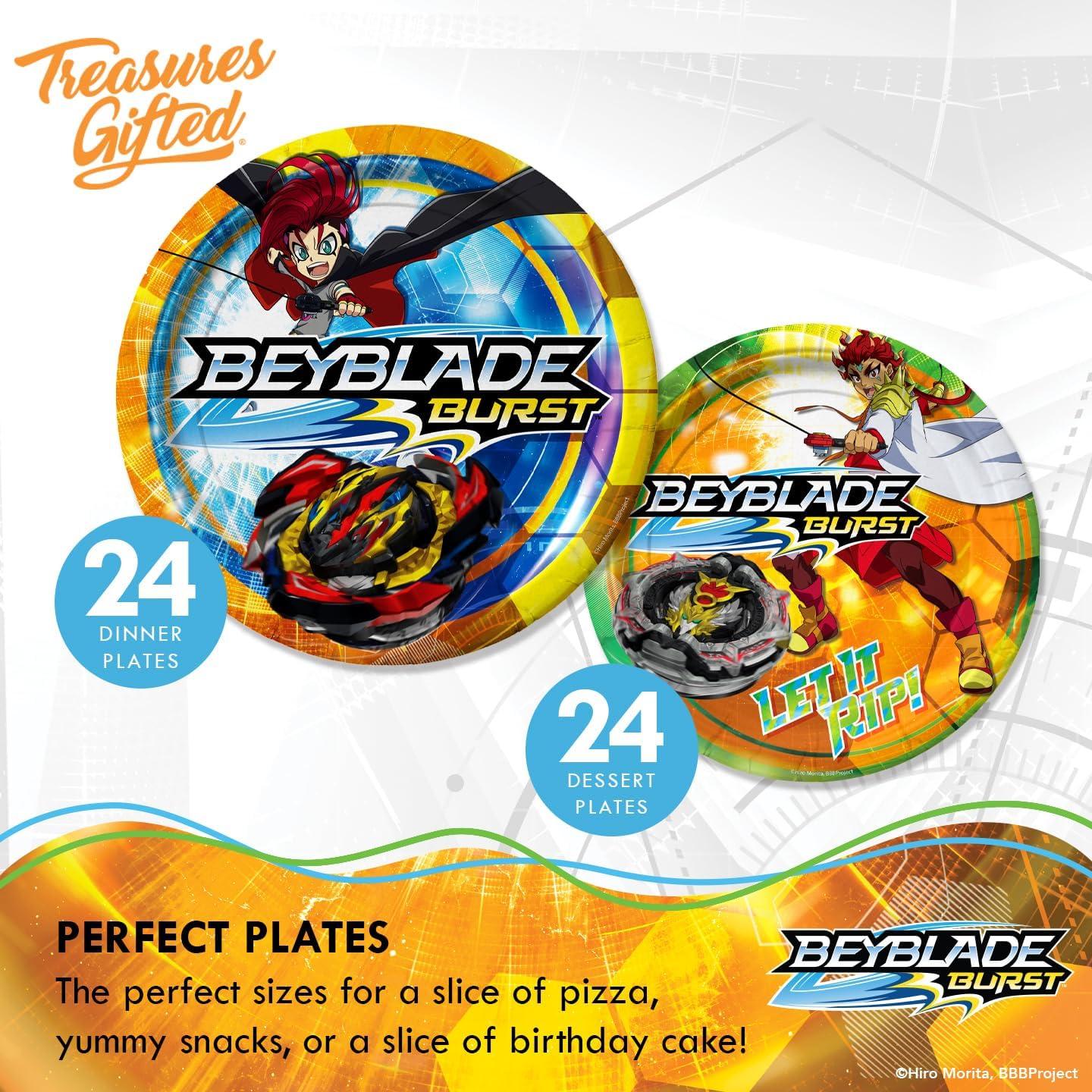 Suministros de Fiesta BEYBLADE Treasures Gifted para 24 Invitados