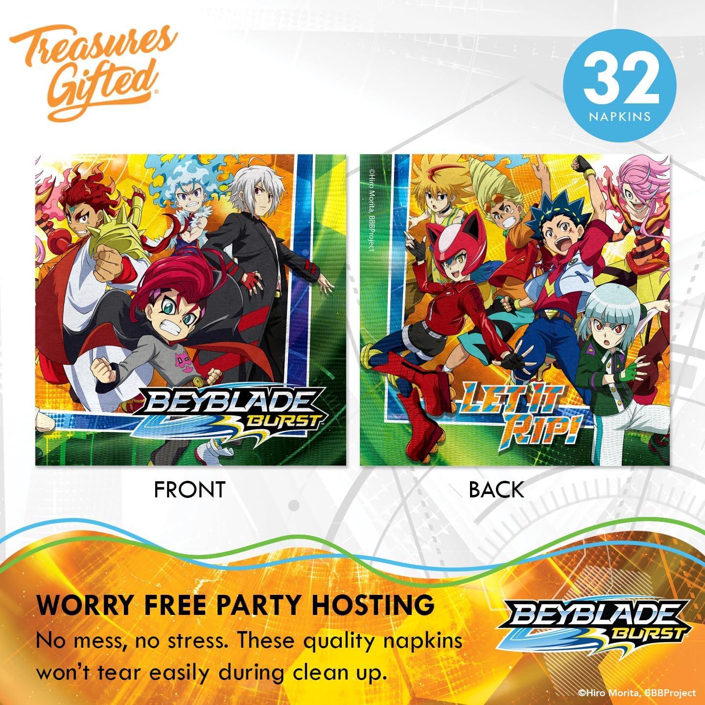 Suministros de Fiesta BEYBLADE Treasures Gifted para 24 Invitados