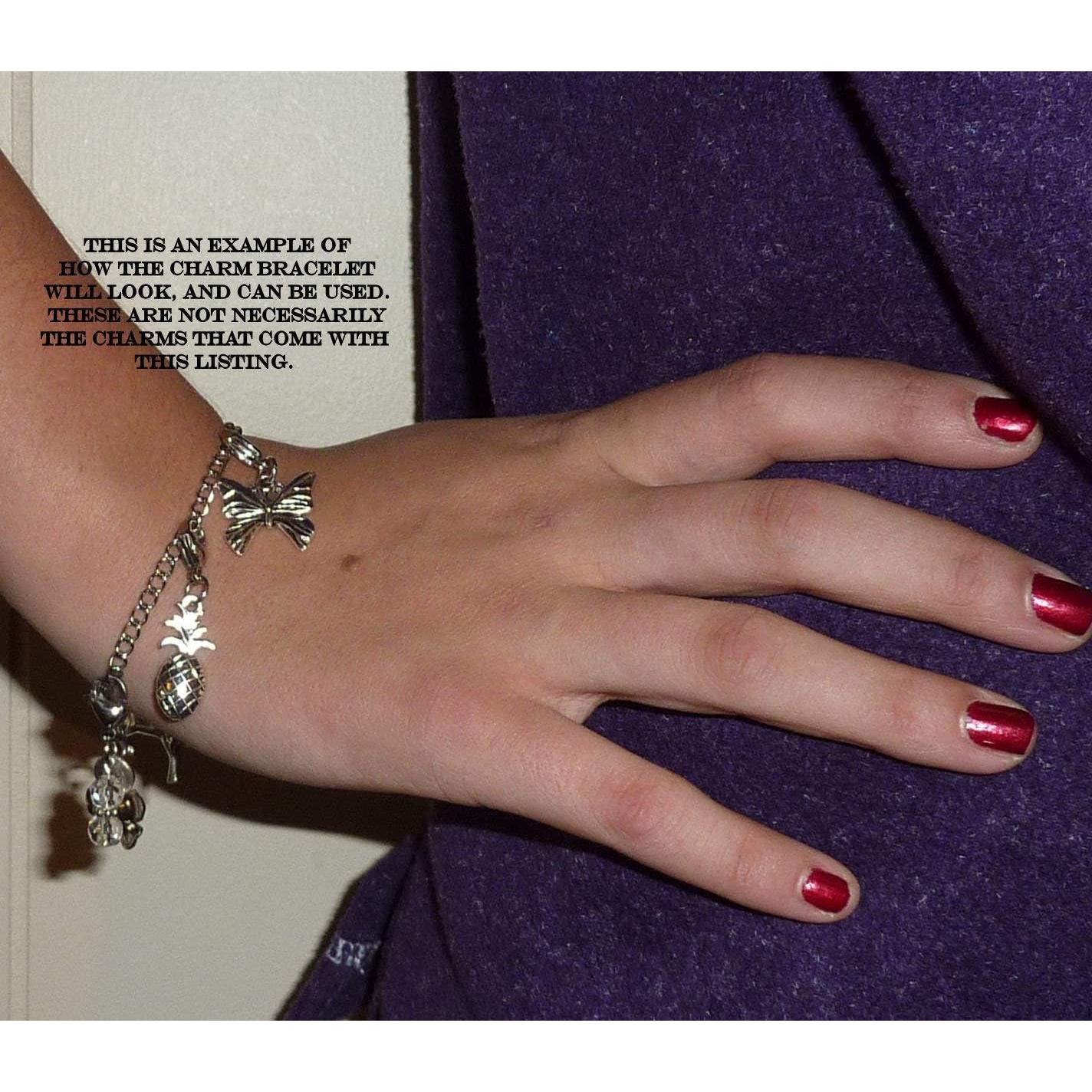 Encantos Clip On Hidden Hollow Beads para Pulsera y Joyería