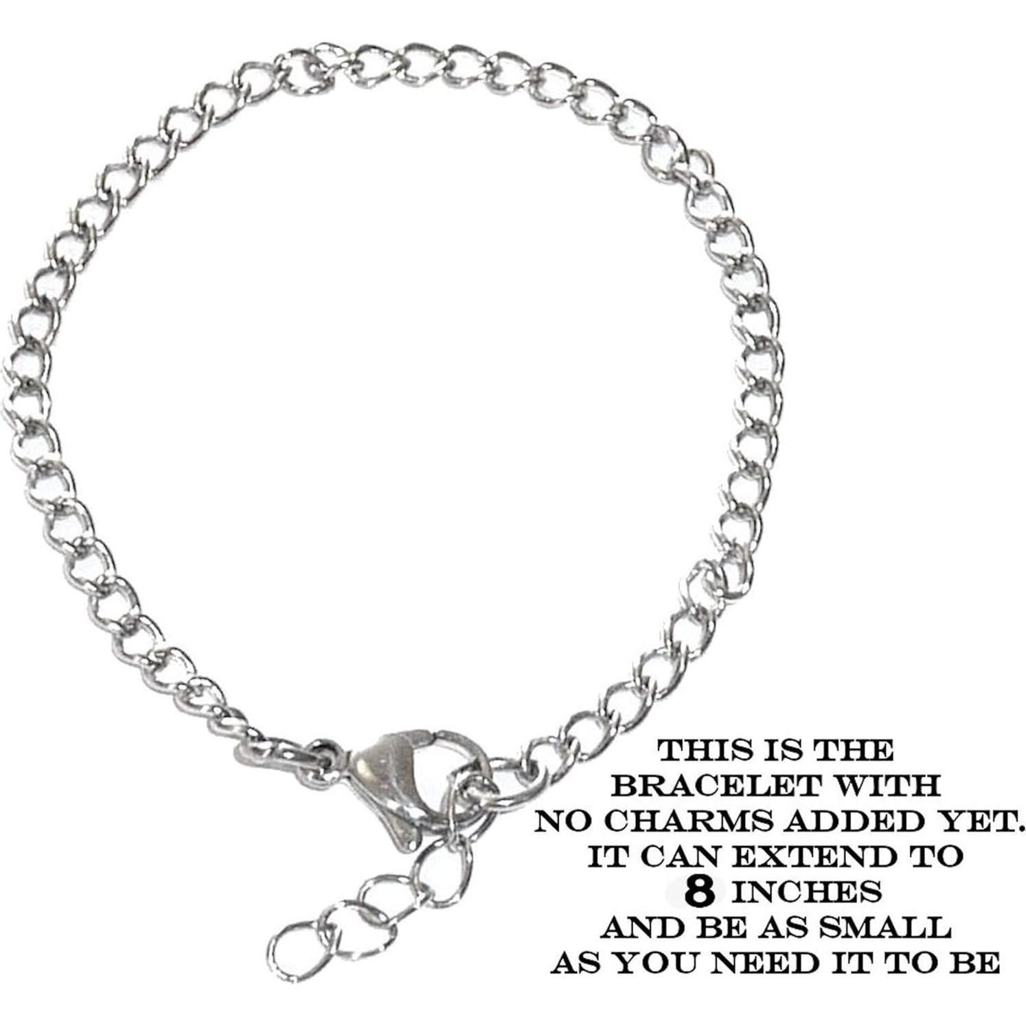 Encantos Clip On Hidden Hollow Beads para Pulsera y Joyería