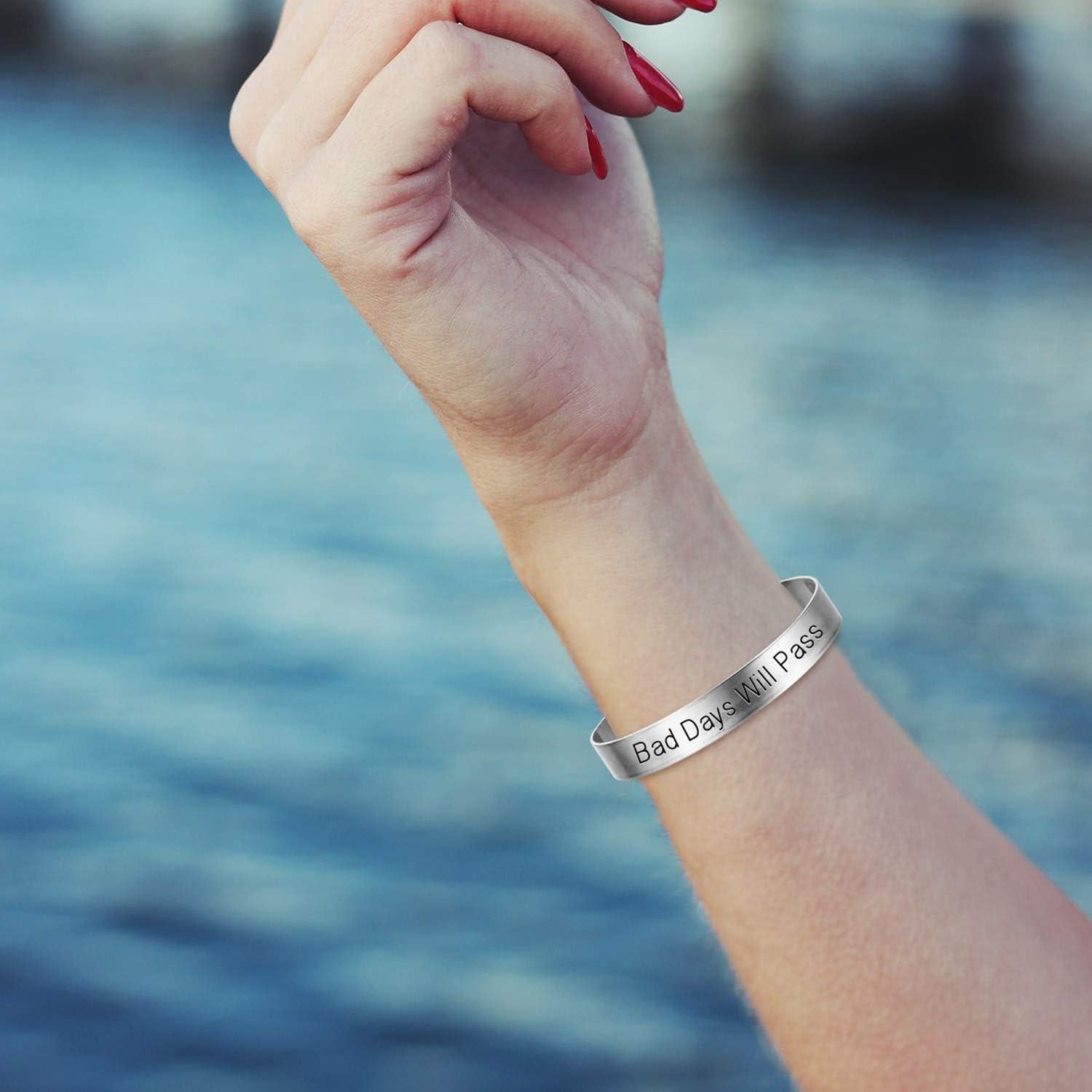 Blanks de Pulsera de Acero Inoxidable Hicarer - 18 Piezas DIY