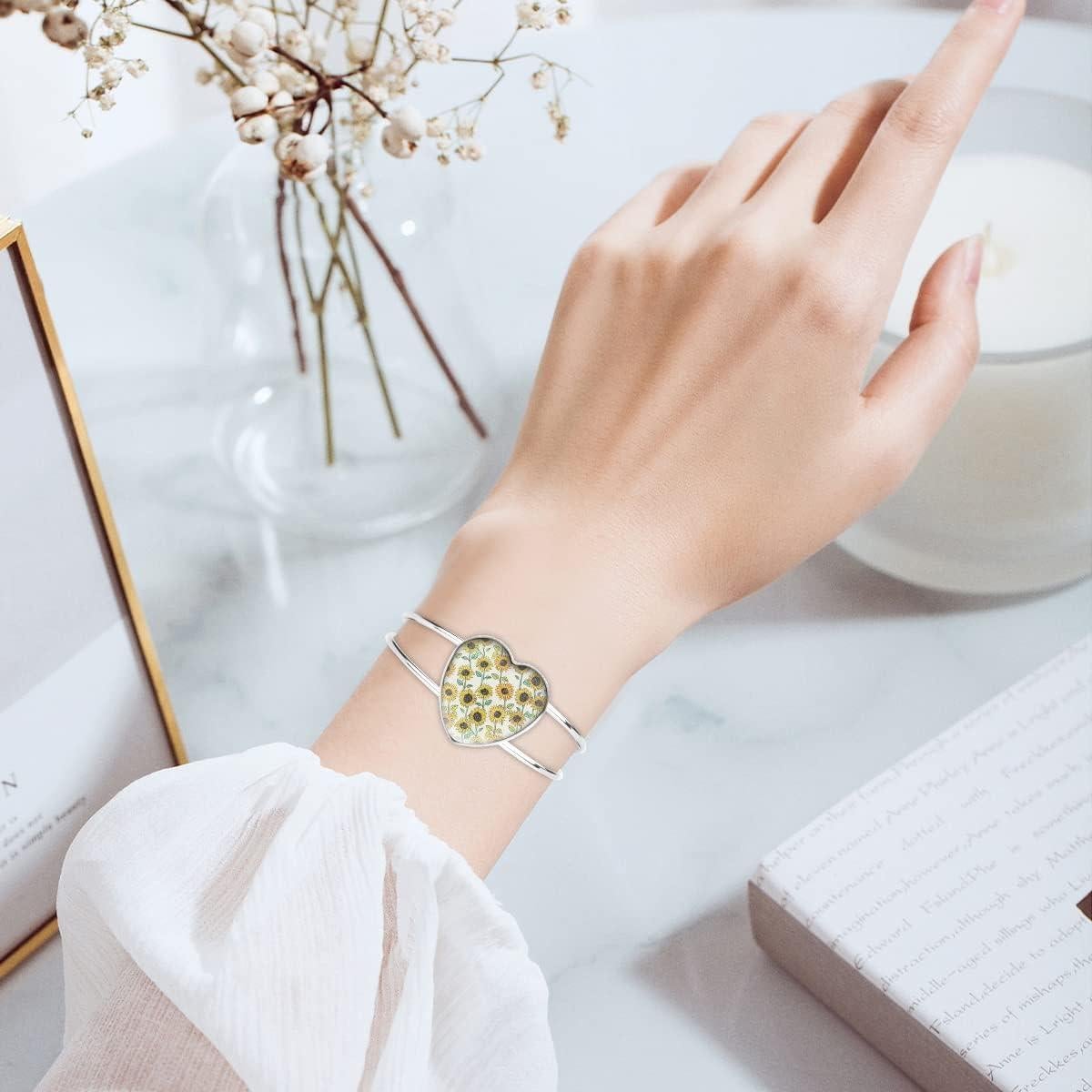 Set de Pulseras DIY Bisel Blanco 24PCS con Cabujón Vidrio