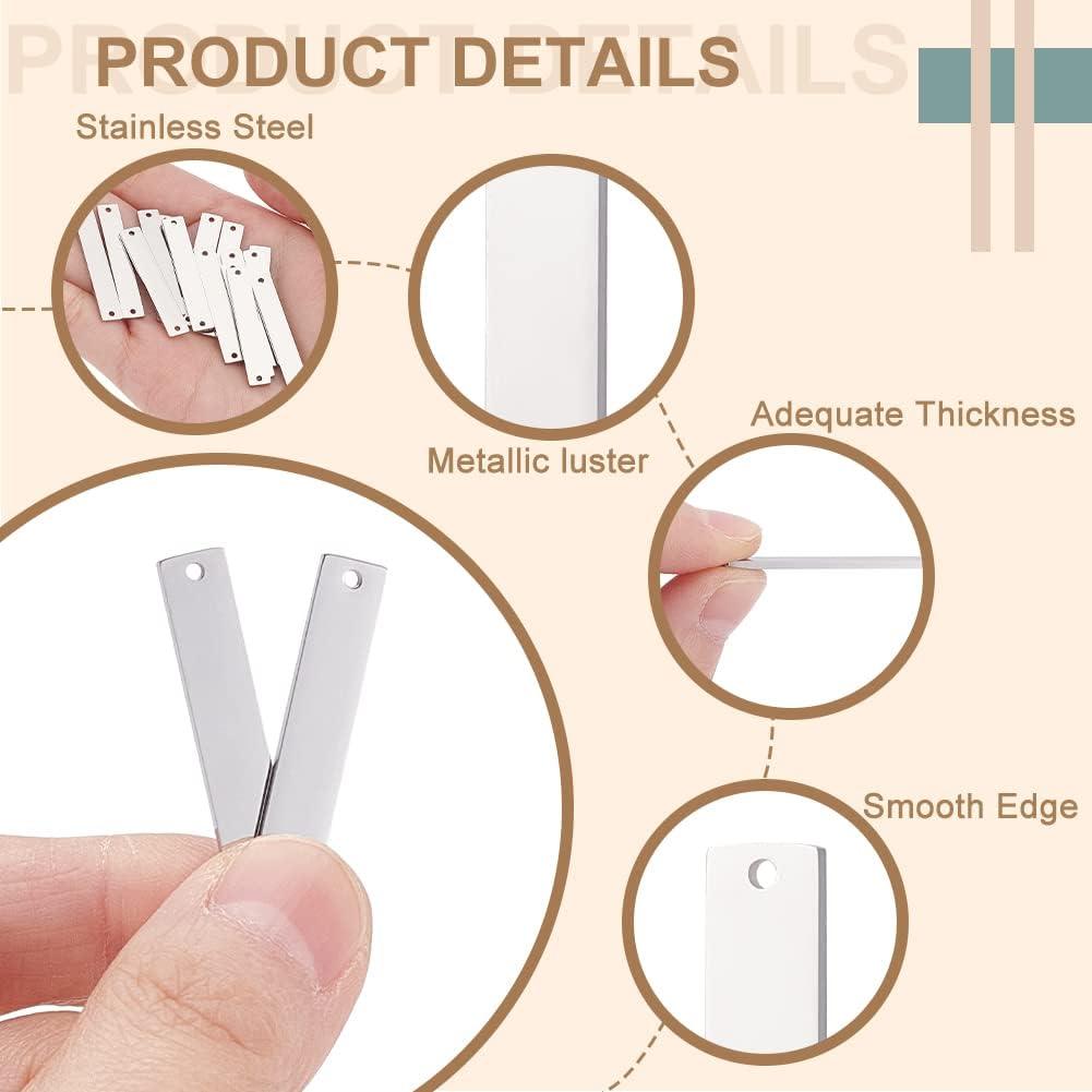 Conectores de Acero Inoxidable 304 BENECREAT 16Pcs 3.5x0.6cm