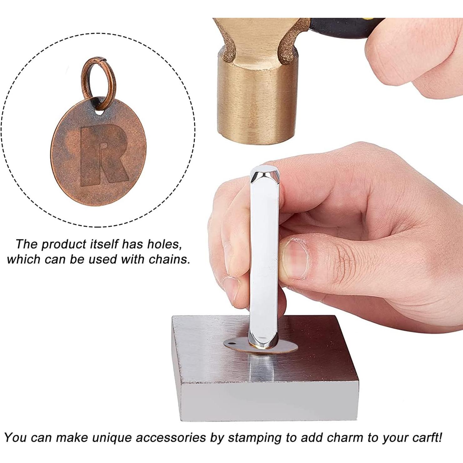 Etiquetas de Latón en Blanco 100Pcs 12mm SUPERFINDINGS