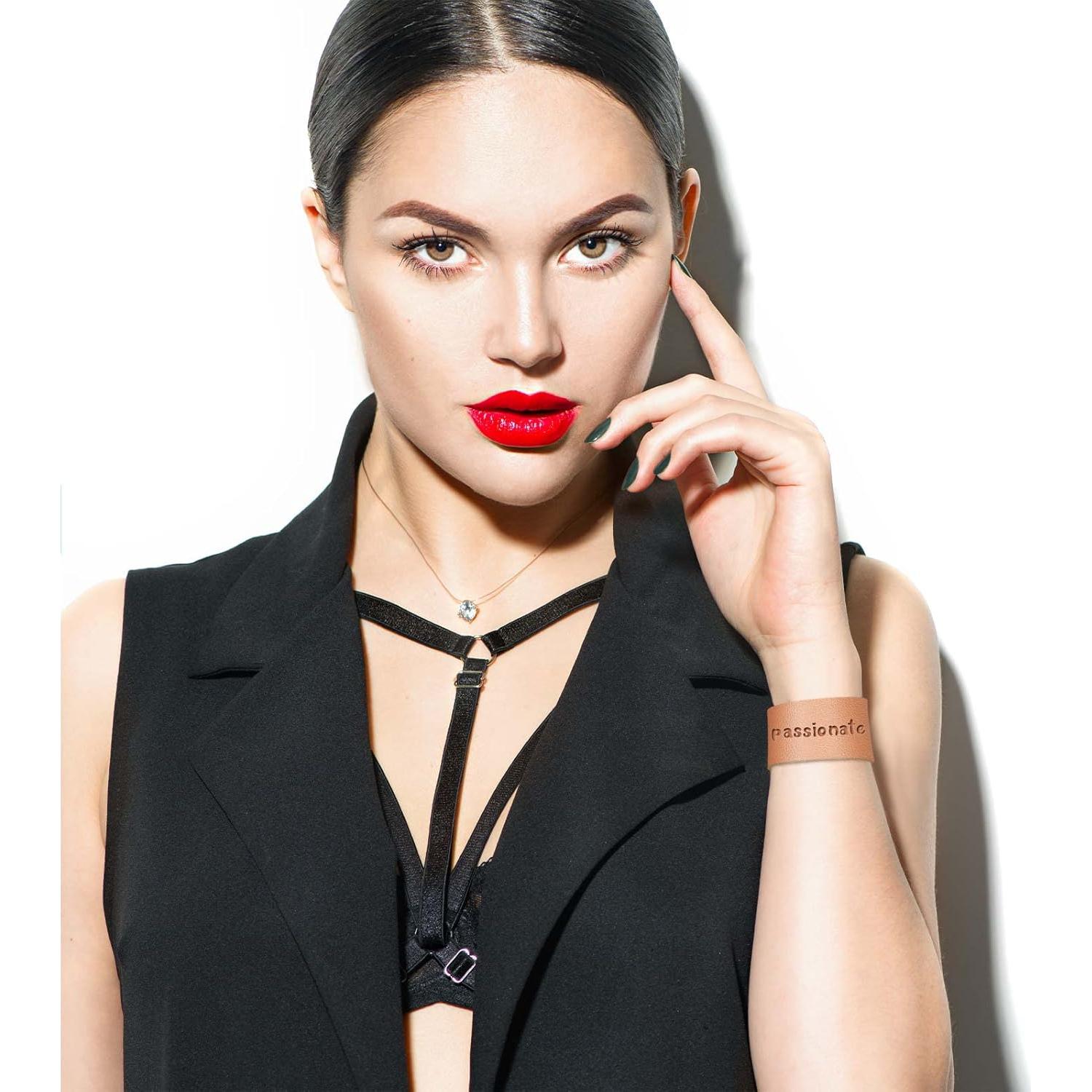 24 Pulseras de Cuero PU Patelai para Manualidades 22 x 2.5 cm