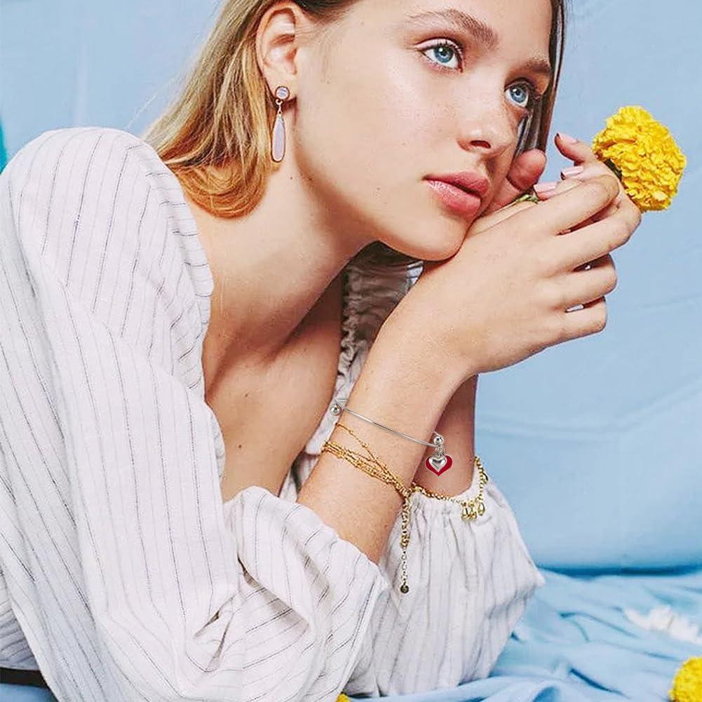 Pulsera Ajustable de Acero Inoxidable PH PandaHall - 10 Piezas