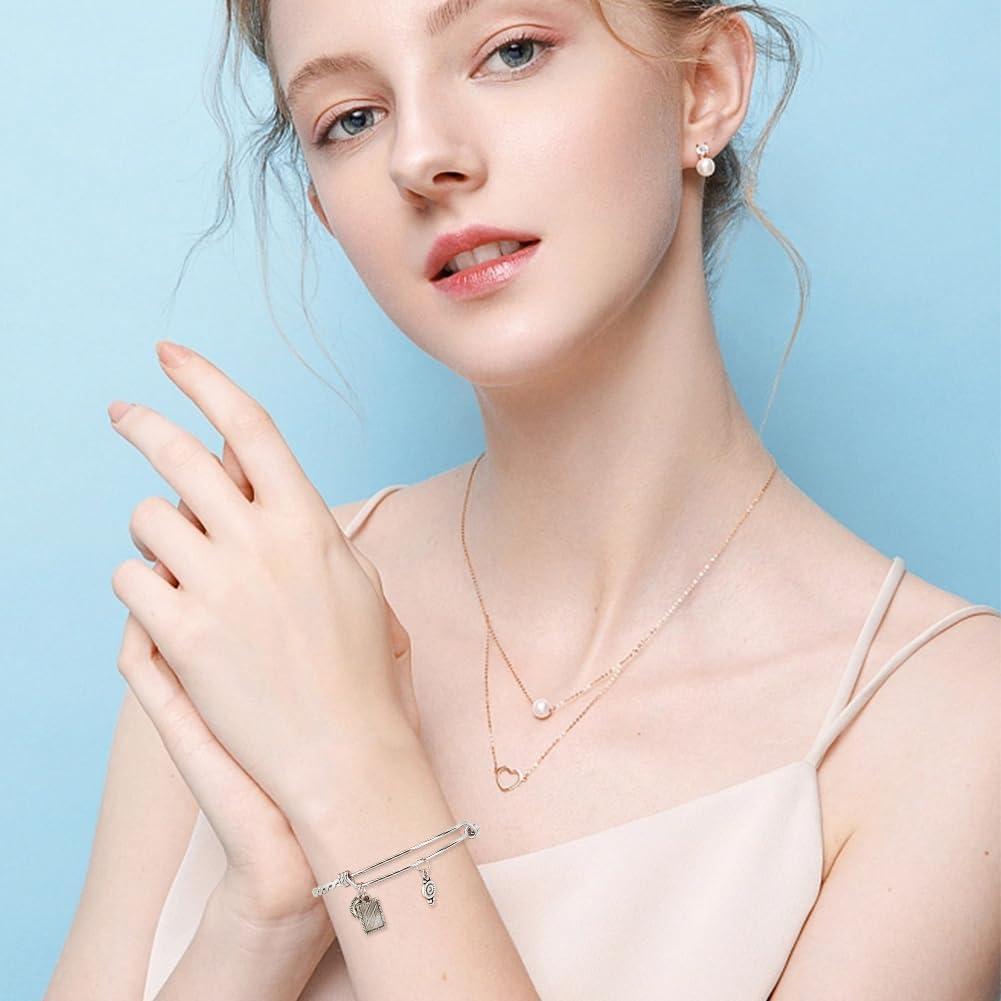 Pulsera Ajustable de Acero Inoxidable PH PandaHall - 10 Piezas