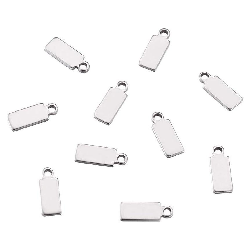 Encantos Colgantes de Acero Inoxidable Beadthoven 100 Piezas