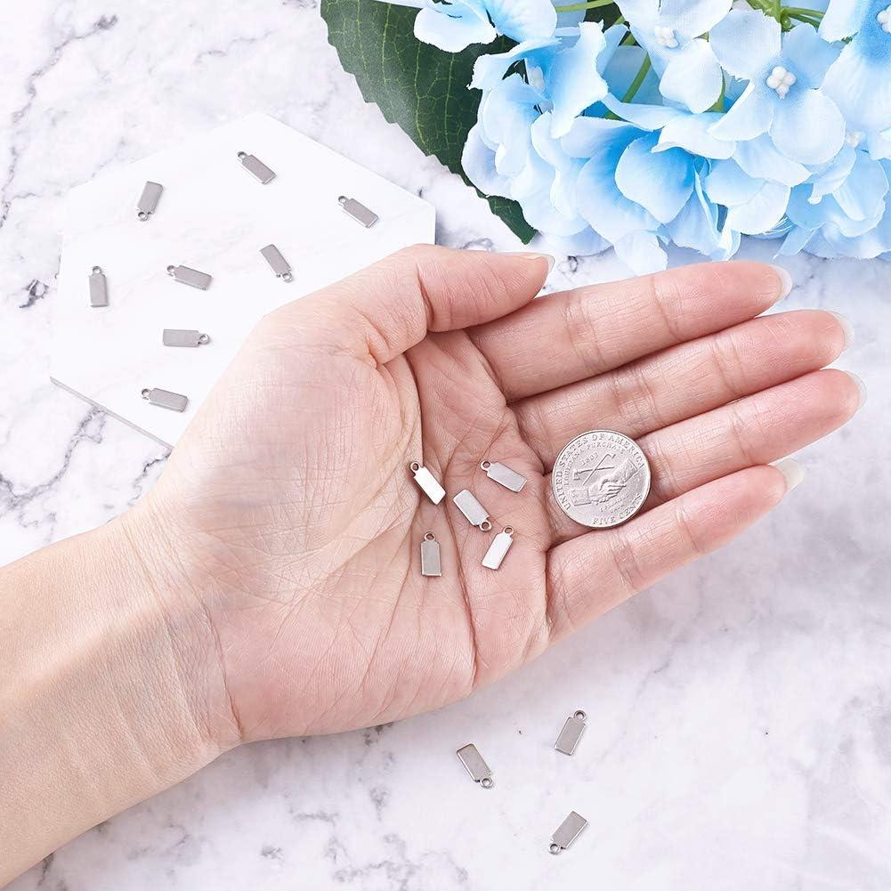 Encantos Colgantes de Acero Inoxidable Beadthoven 100 Piezas