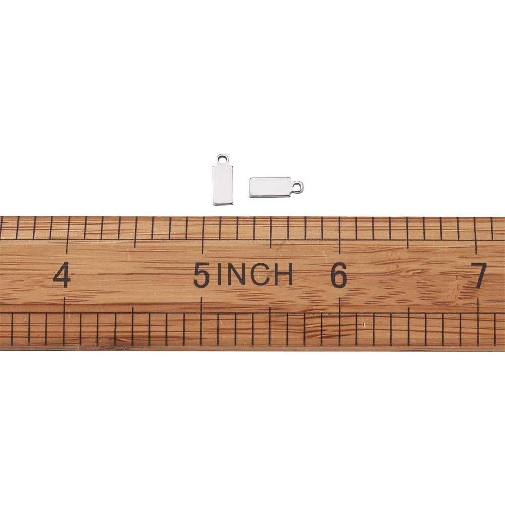 Encantos Colgantes de Acero Inoxidable Beadthoven 100 Piezas