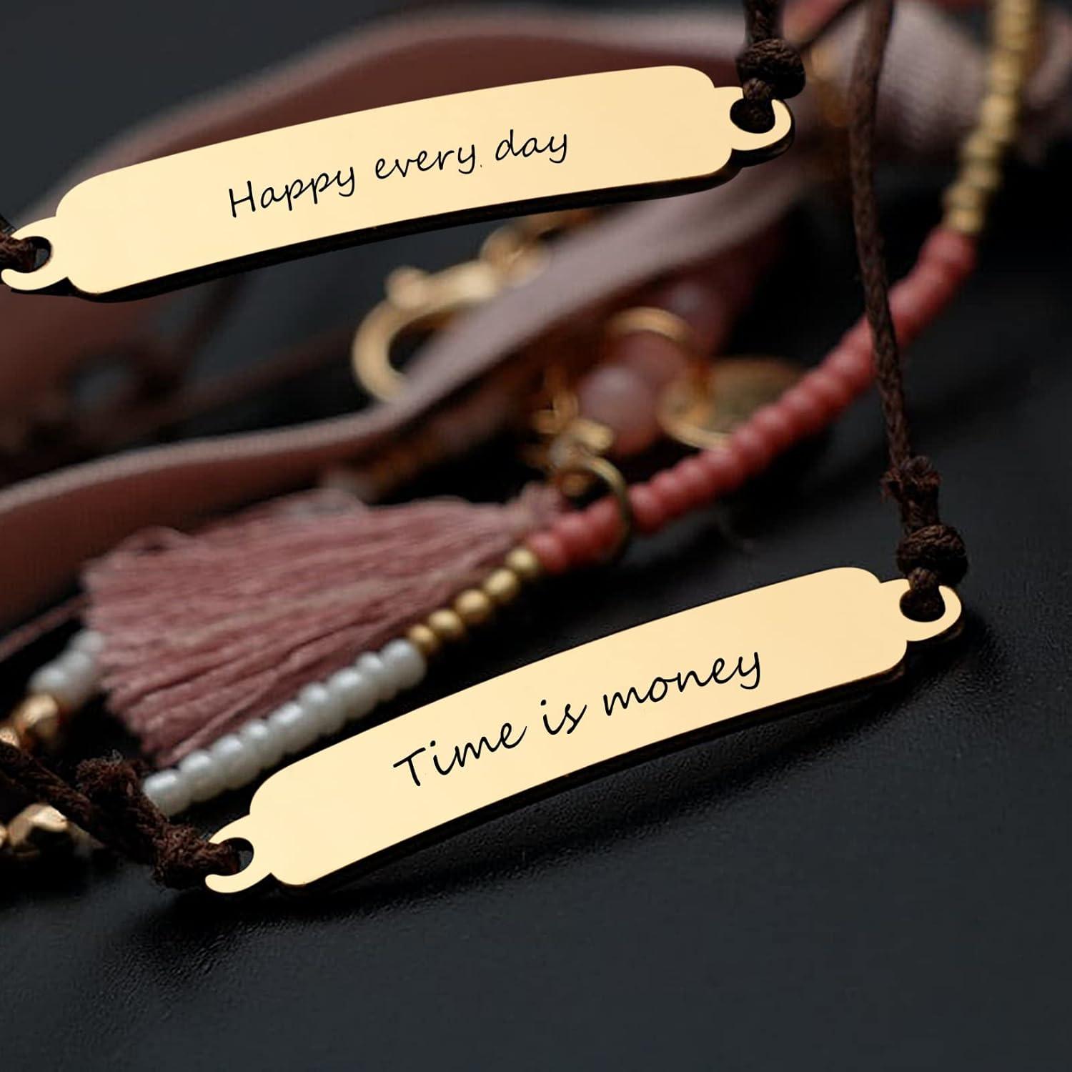 Etiquetas en Blanco Rectangulares BEEFLYING 20 Pcs para Joyería