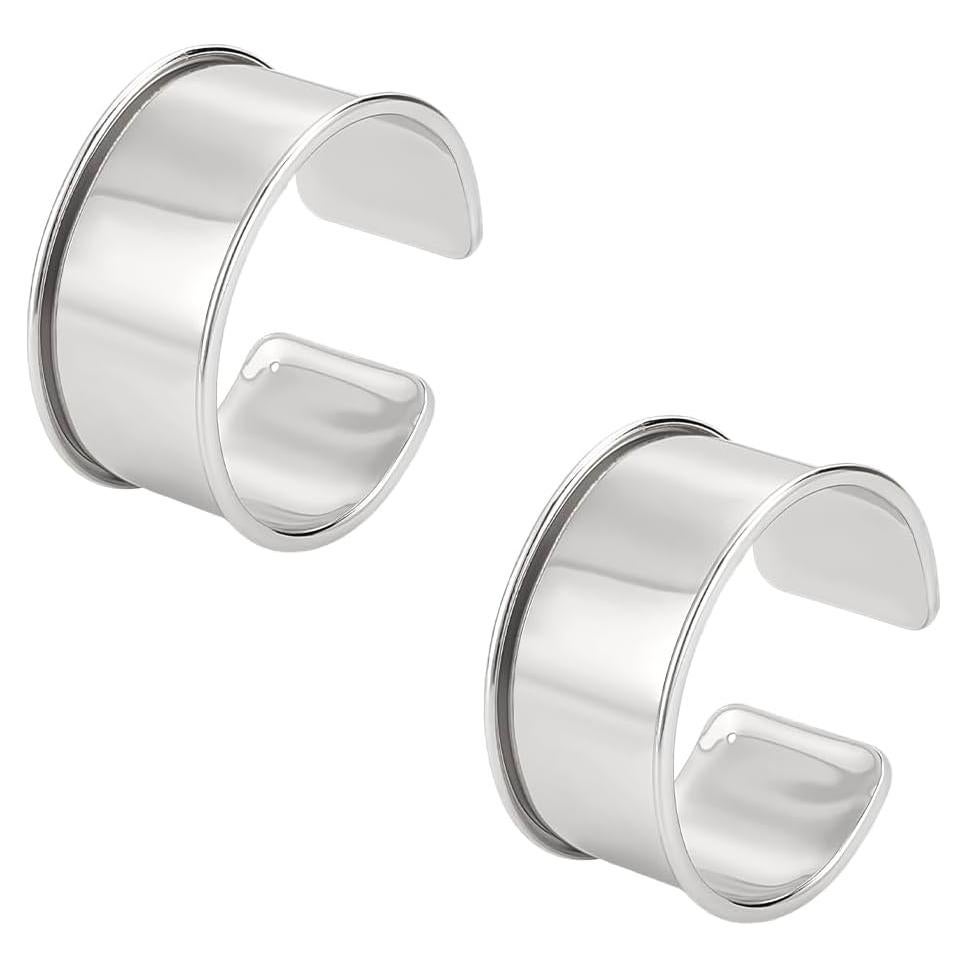 Pulseras de Aleación UNICRAFTALE 2pcs Estilo Punk 34.5mm