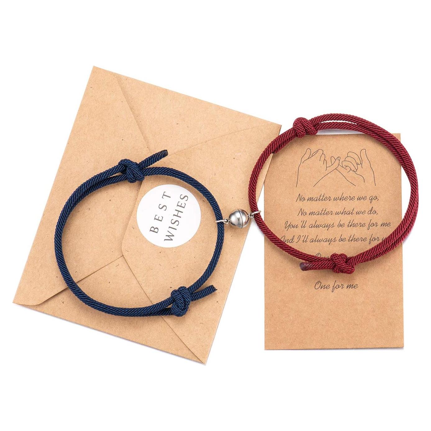 Conjunto de Pulseras para Parejas R&H Joyería Ajustables