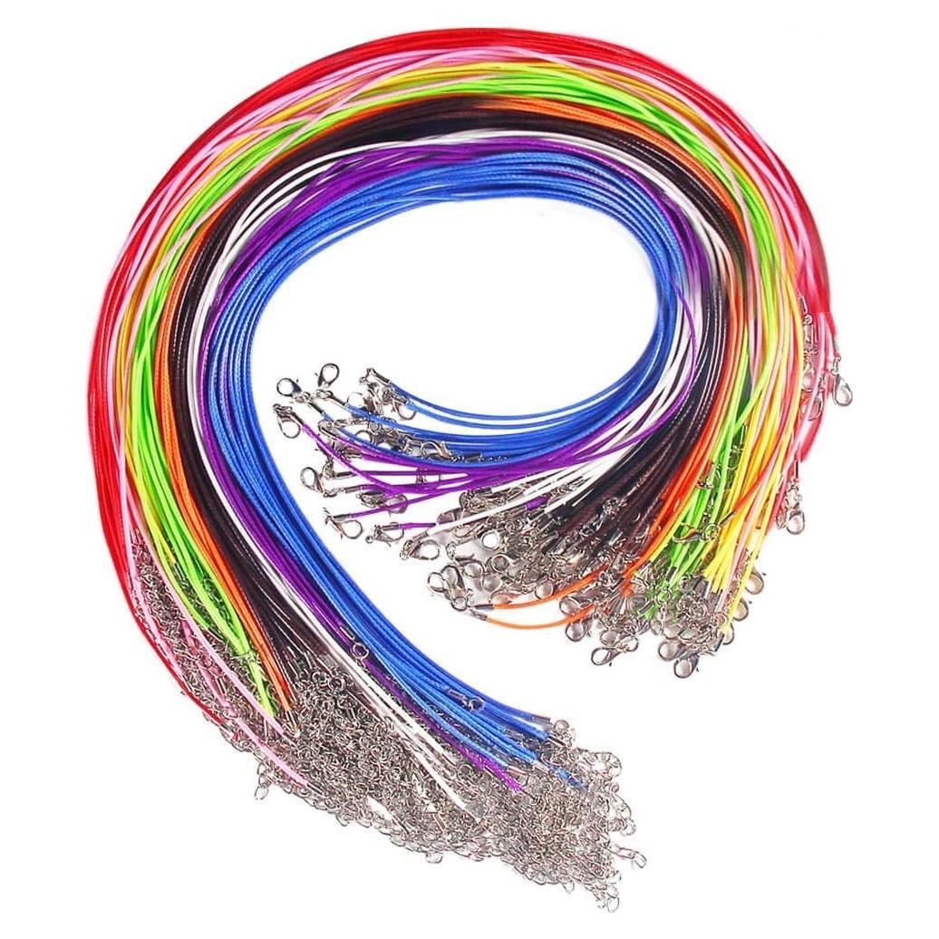 Cordones de Algodón Encintado PAXCOO 100 Pcs 45.7 cm Multicolor