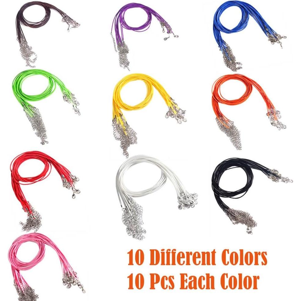 Cordones de Algodón Encintado PAXCOO 100 Pcs 45.7 cm Multicolor