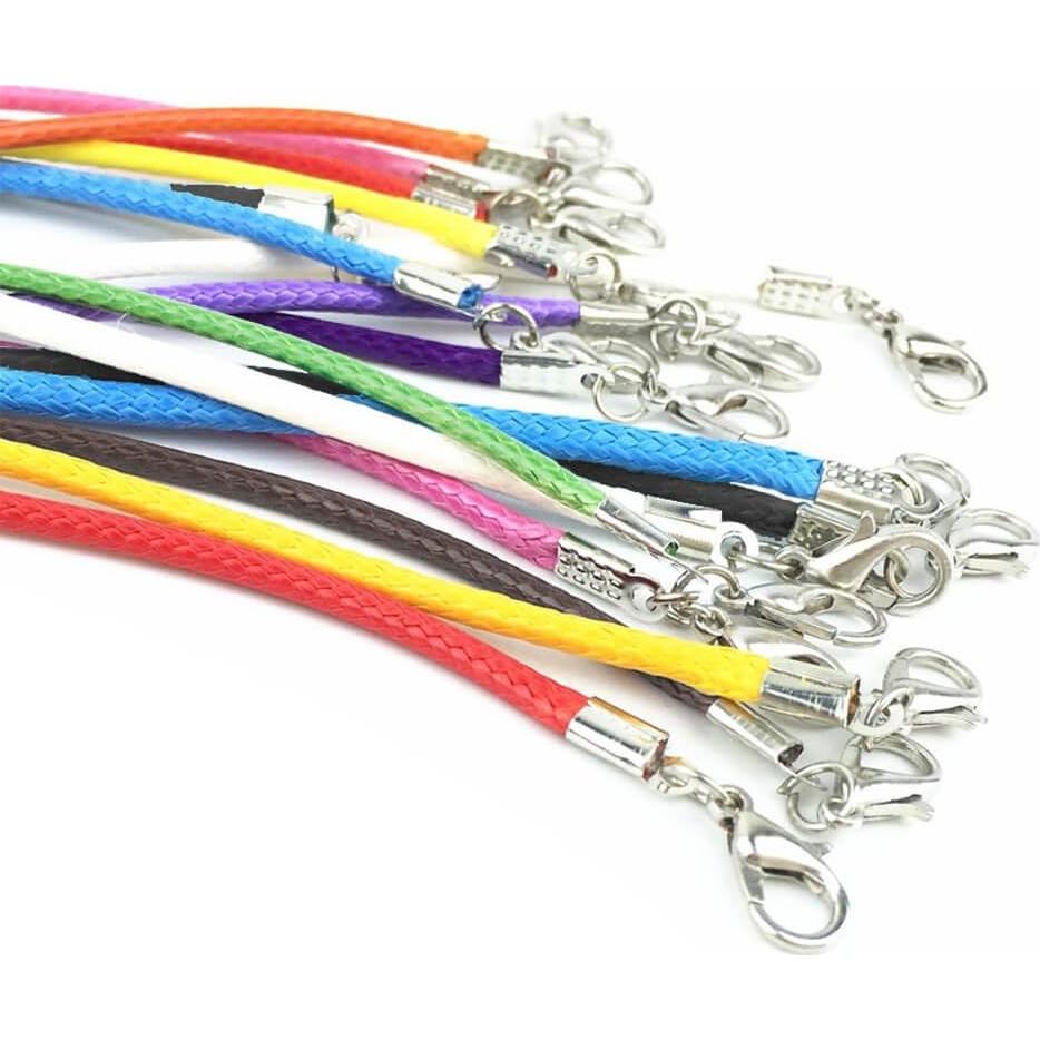 Cordones de Algodón Encintado PAXCOO 100 Pcs 45.7 cm Multicolor