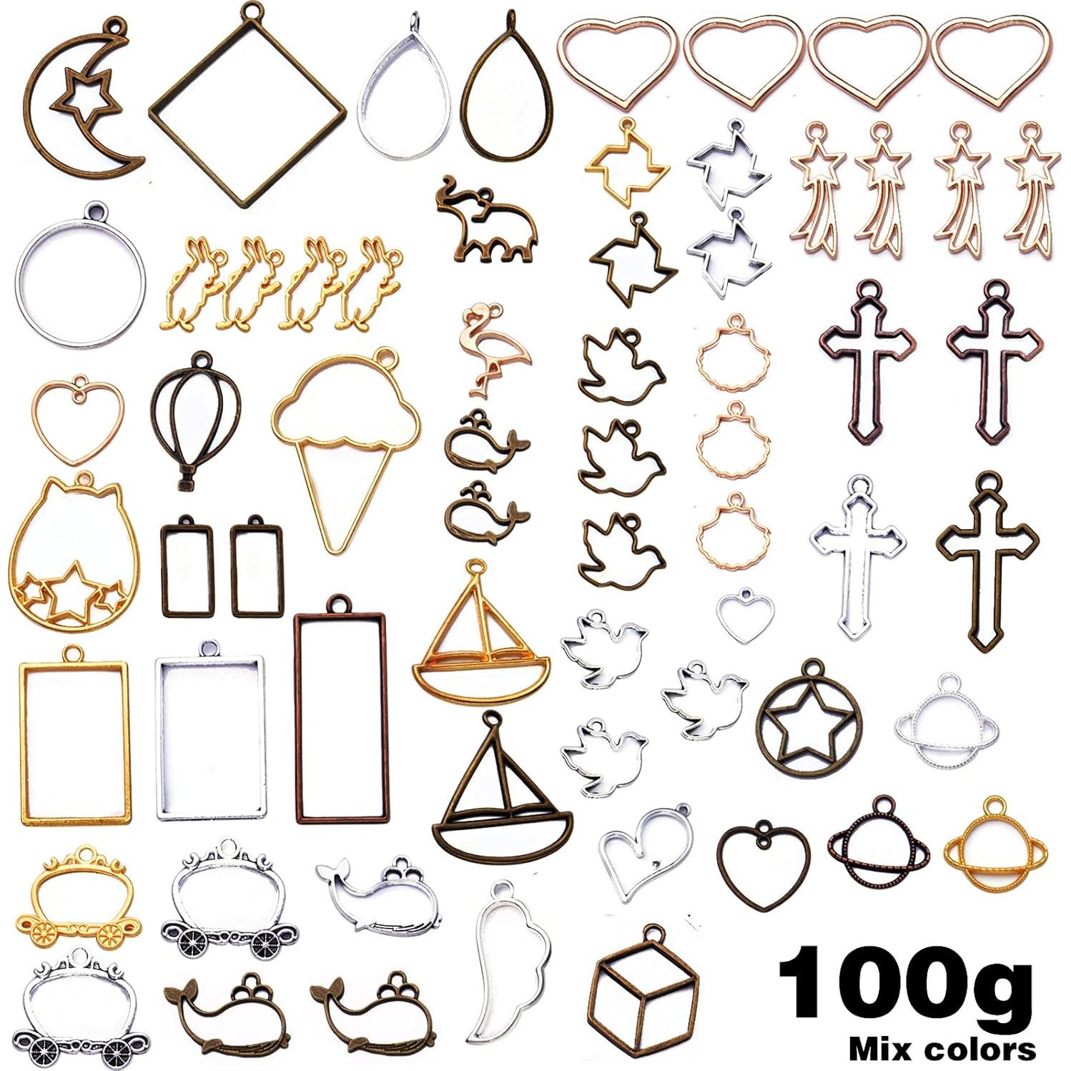 100g Marcos Bezel Abiertos Hmjpng para Joyería DIY