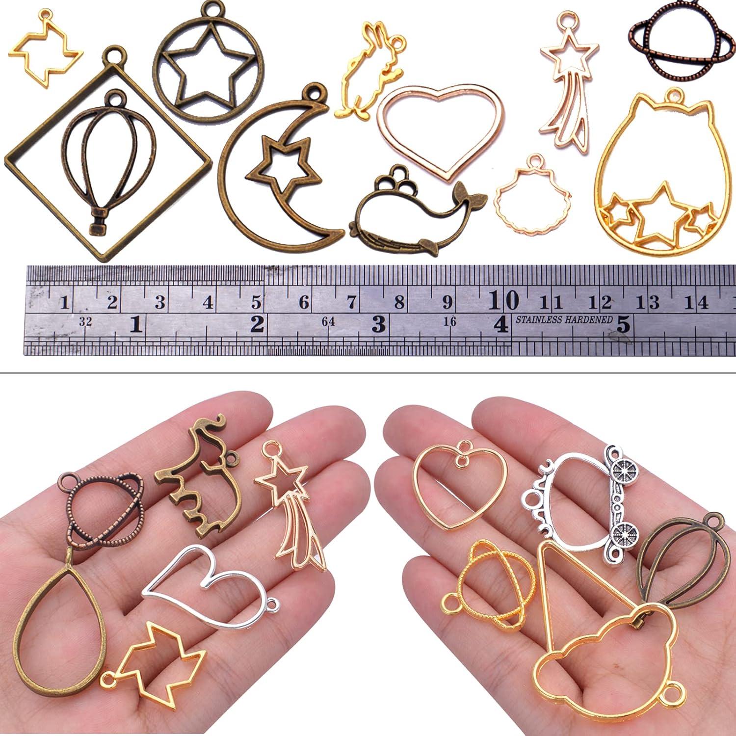 100g Marcos Bezel Abiertos Hmjpng para Joyería DIY