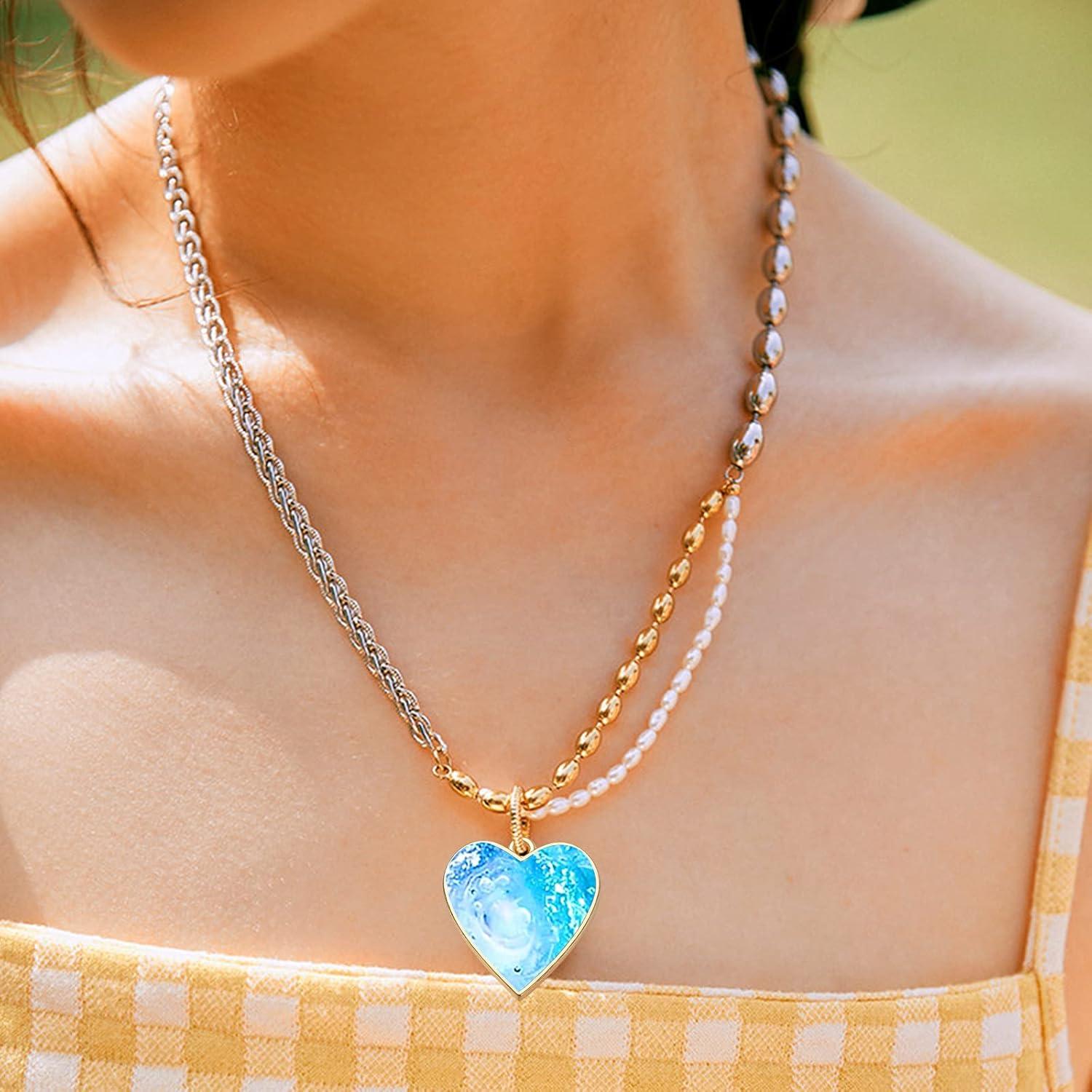 Abalorios de Bezel Abierto Hmjpng - 20pcs Corazón y Flor