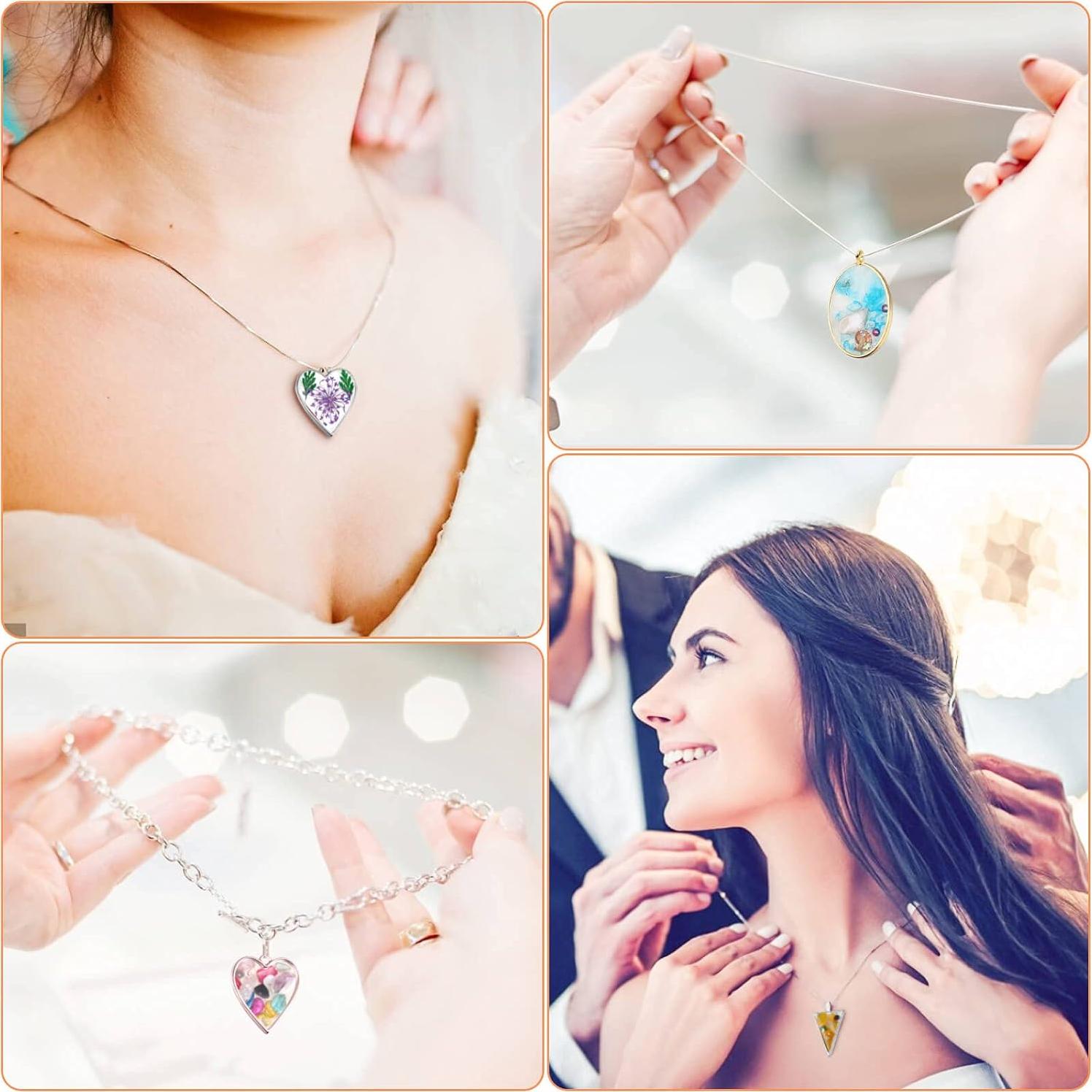 Abrazaderas Abiertas para Resina Shynek - 80 Pcs en 10 Formas