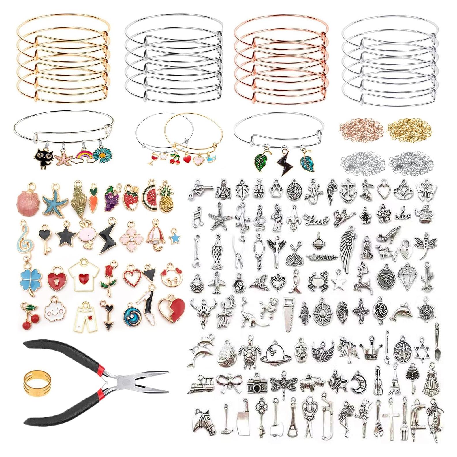 Kit de Fabricación de Pulseras Phinicco 317 Piezas DIY