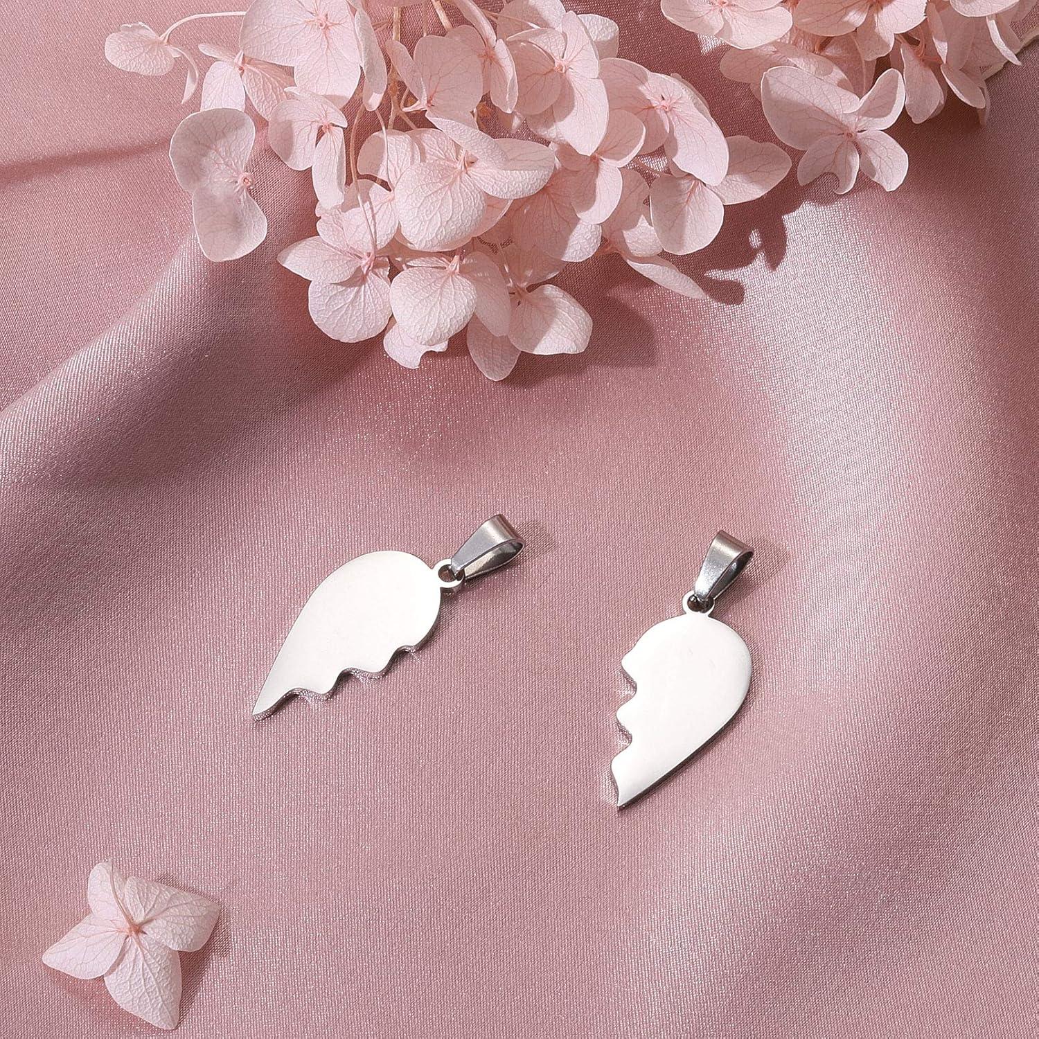 Set de Plantillas Corazón Roto DanLingJewelry 26x25.5mm