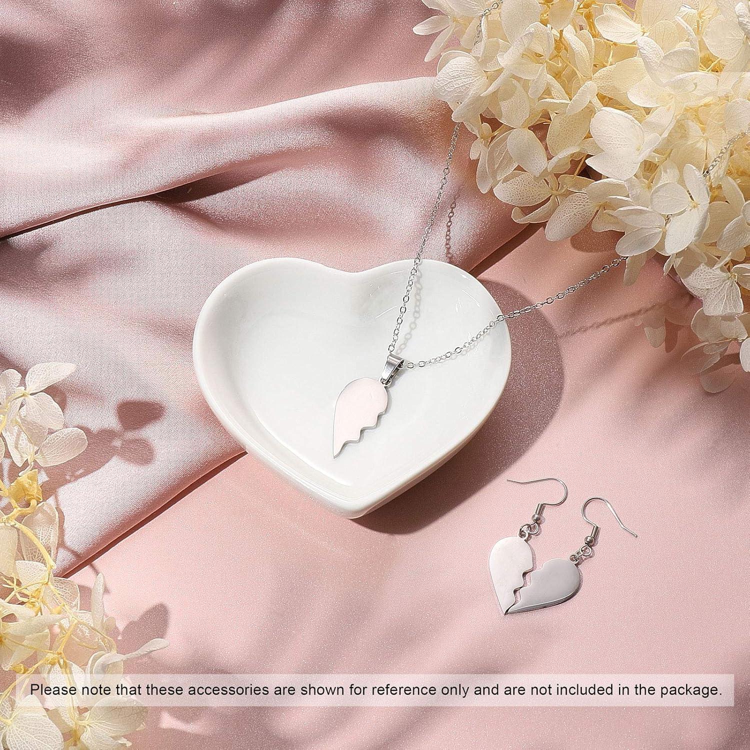 Set de Plantillas Corazón Roto DanLingJewelry 26x25.5mm