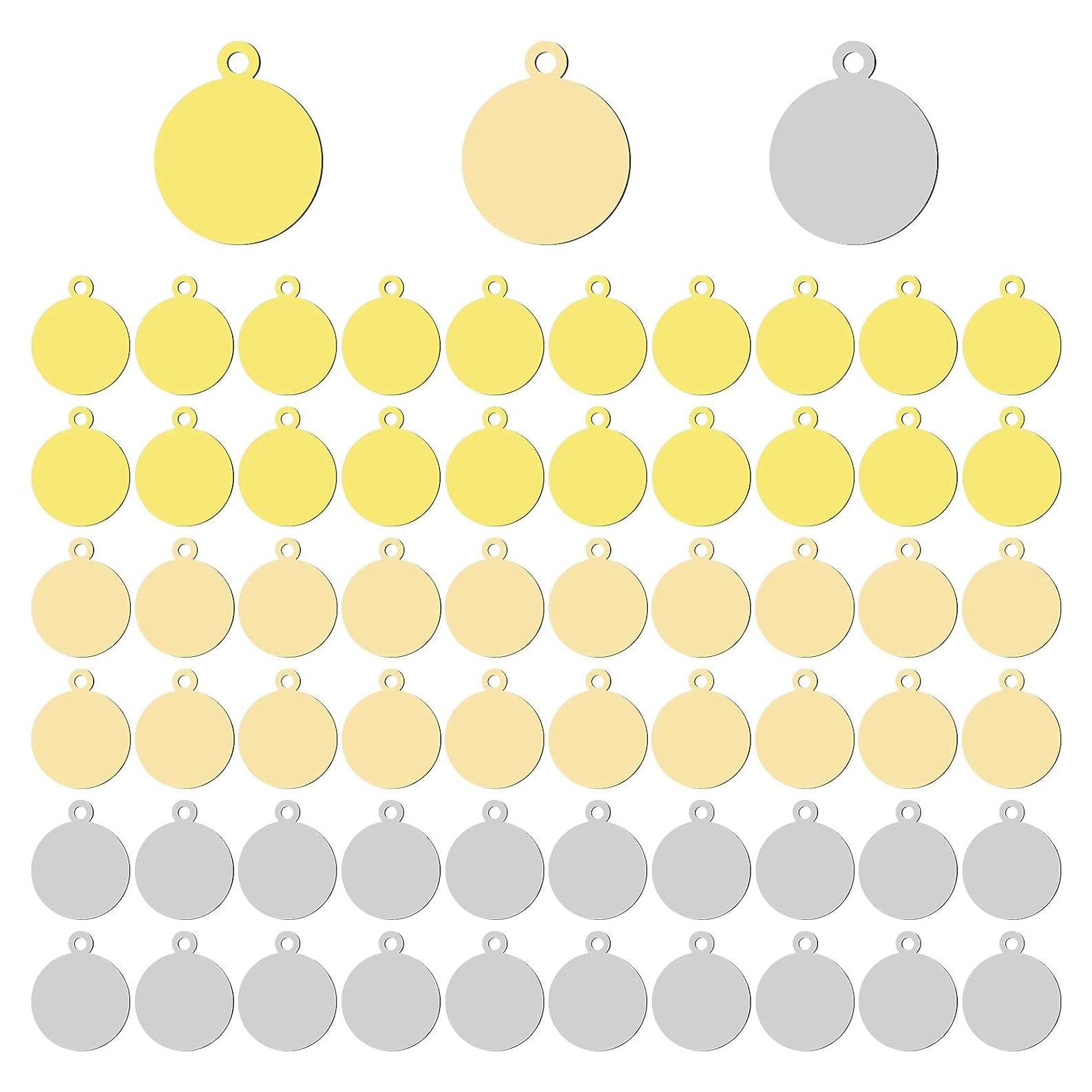 Etiquetas en Blanco Oubaka 600Pcs 10mm para Manualidades DIY