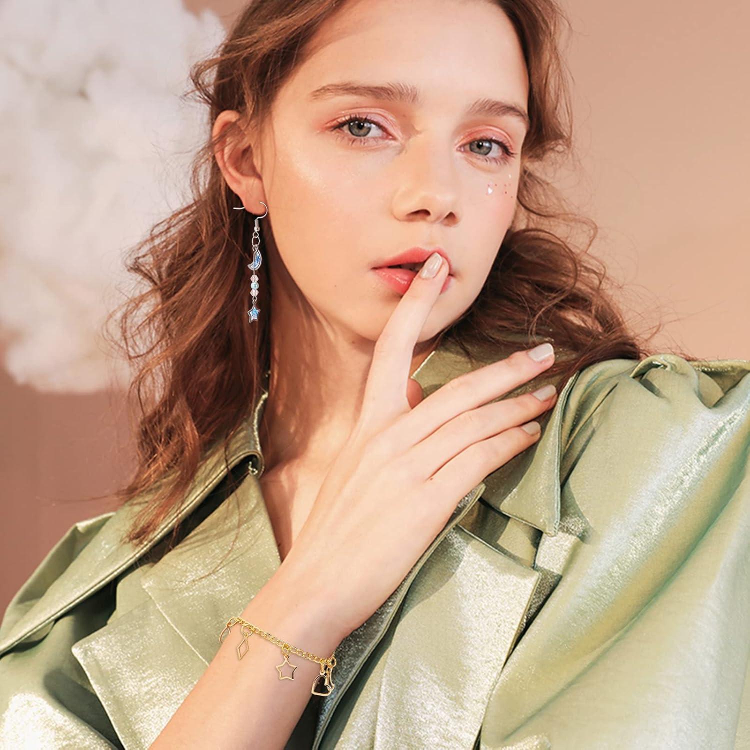 PH PandaHall 100 Piezas Bezels Abiertos Acero Inoxidable DIY