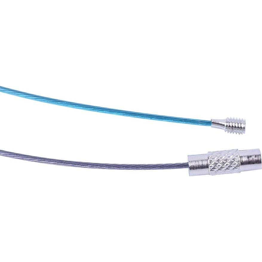 KONMAY Pulseras de Alambre Ajustables 50pcs 24cm Acero Inoxidable