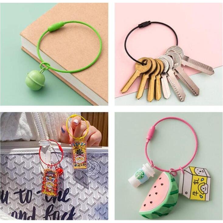 KONMAY Pulseras de Alambre Ajustables 50pcs 24cm Acero Inoxidable