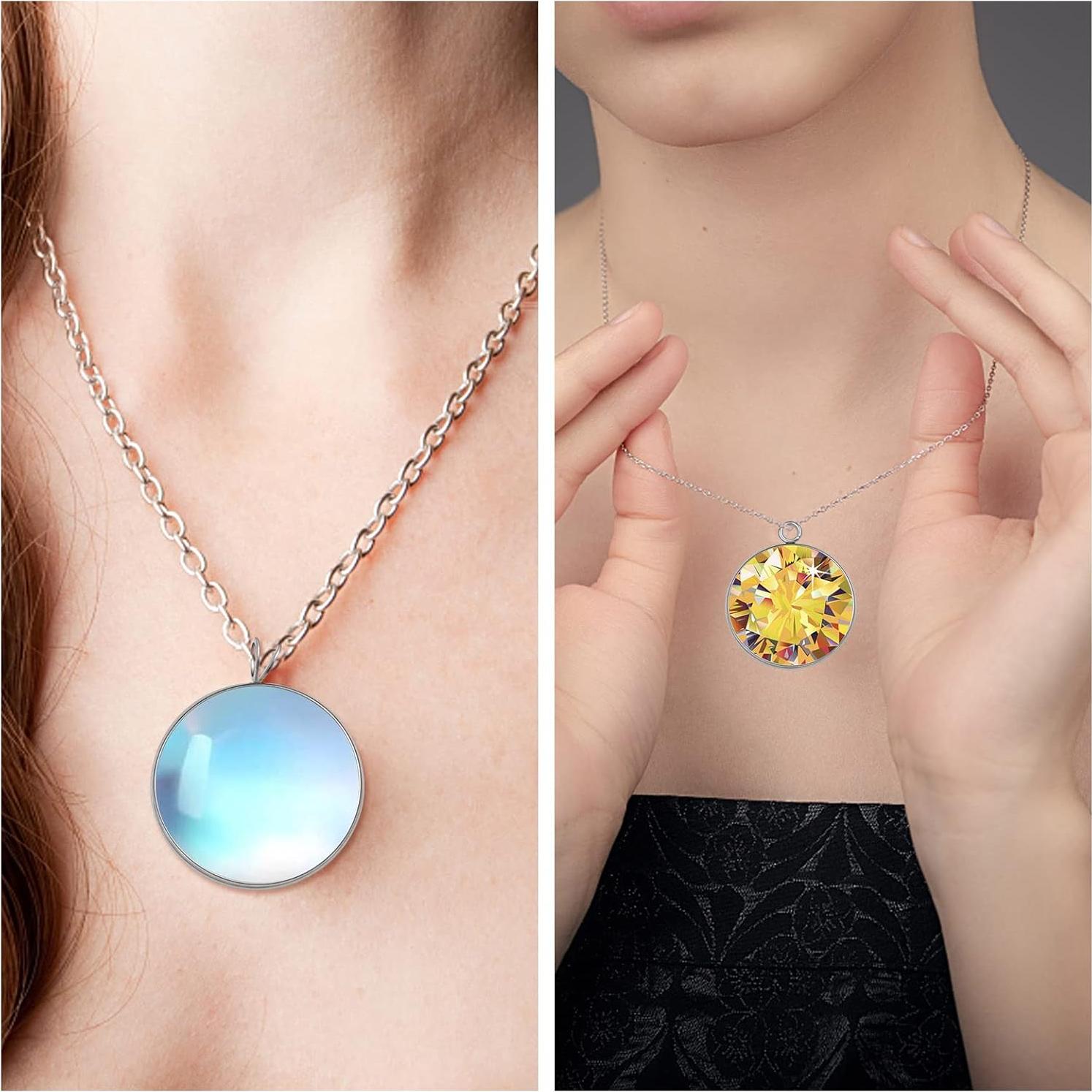 20 Bandejas de Colgante Redondas KMOSPAD 25 mm Acero Inoxidable