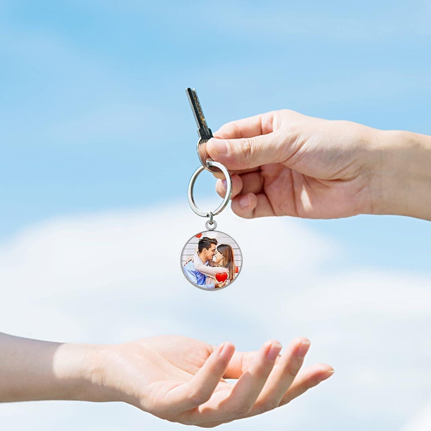 20 Bandejas de Colgante Redondas KMOSPAD 25 mm Acero Inoxidable