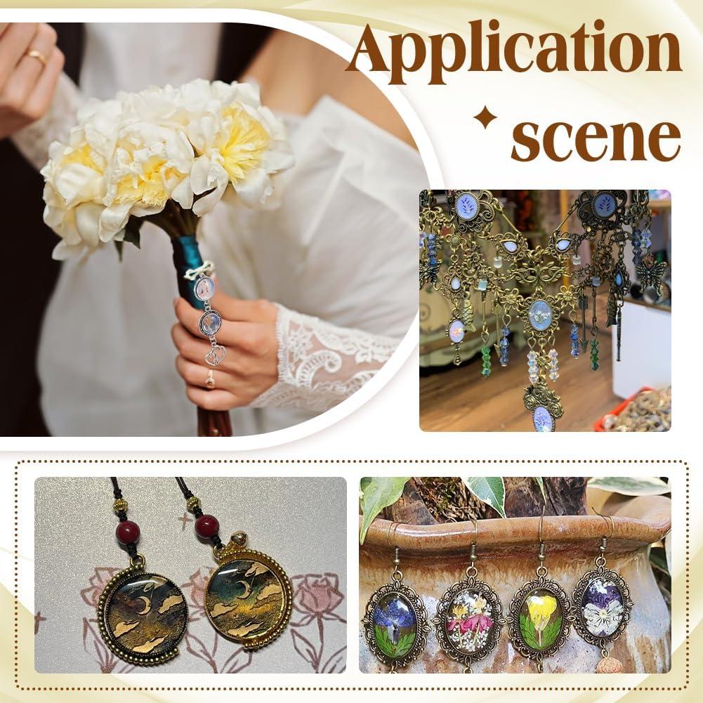 Pendientes de Aleación PH PandaHall 32 Pcs 14-16mm Vidrio