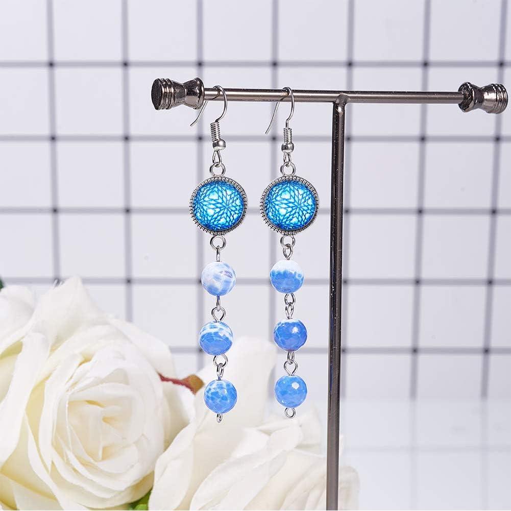 Pendientes de Aleación PH PandaHall 32 Pcs 14-16mm Vidrio