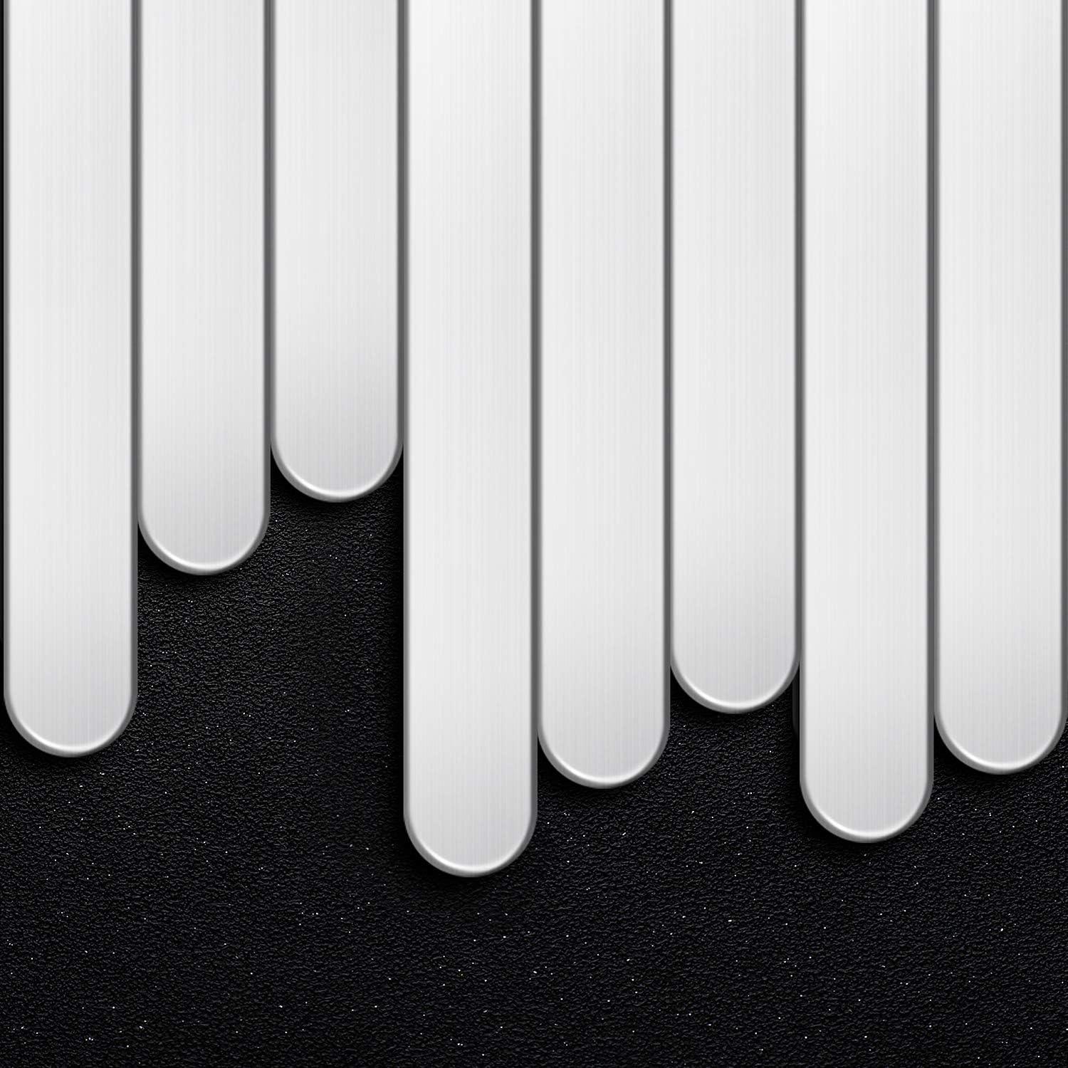 16 Pulseras en Blanco de Acero Inoxidable Hicarer para DIY