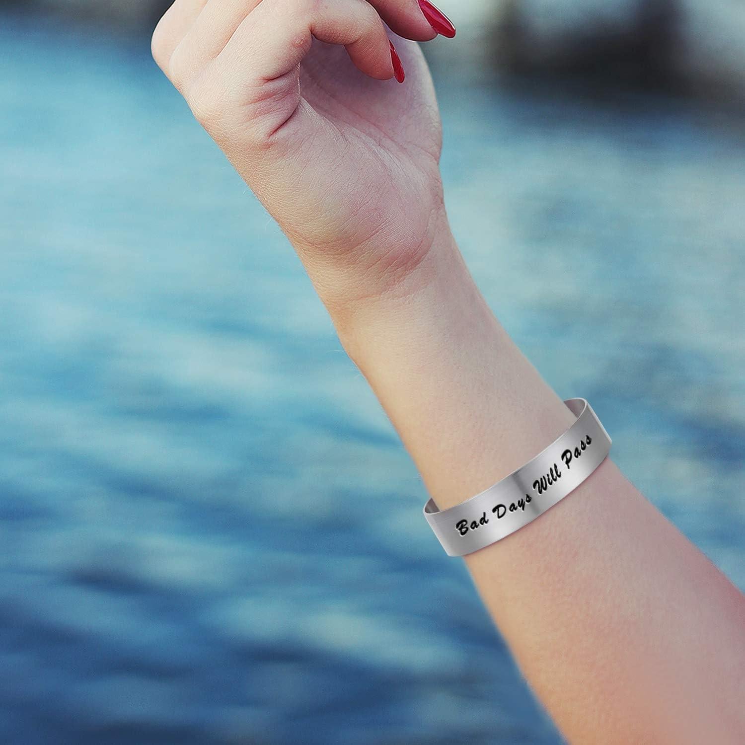 16 Pulseras en Blanco de Acero Inoxidable Hicarer para DIY