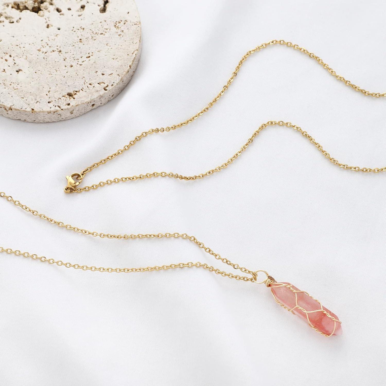 Cadena de Acero Inoxidable Dorada 24 Pcs 45.72 cm 2mm Lezam