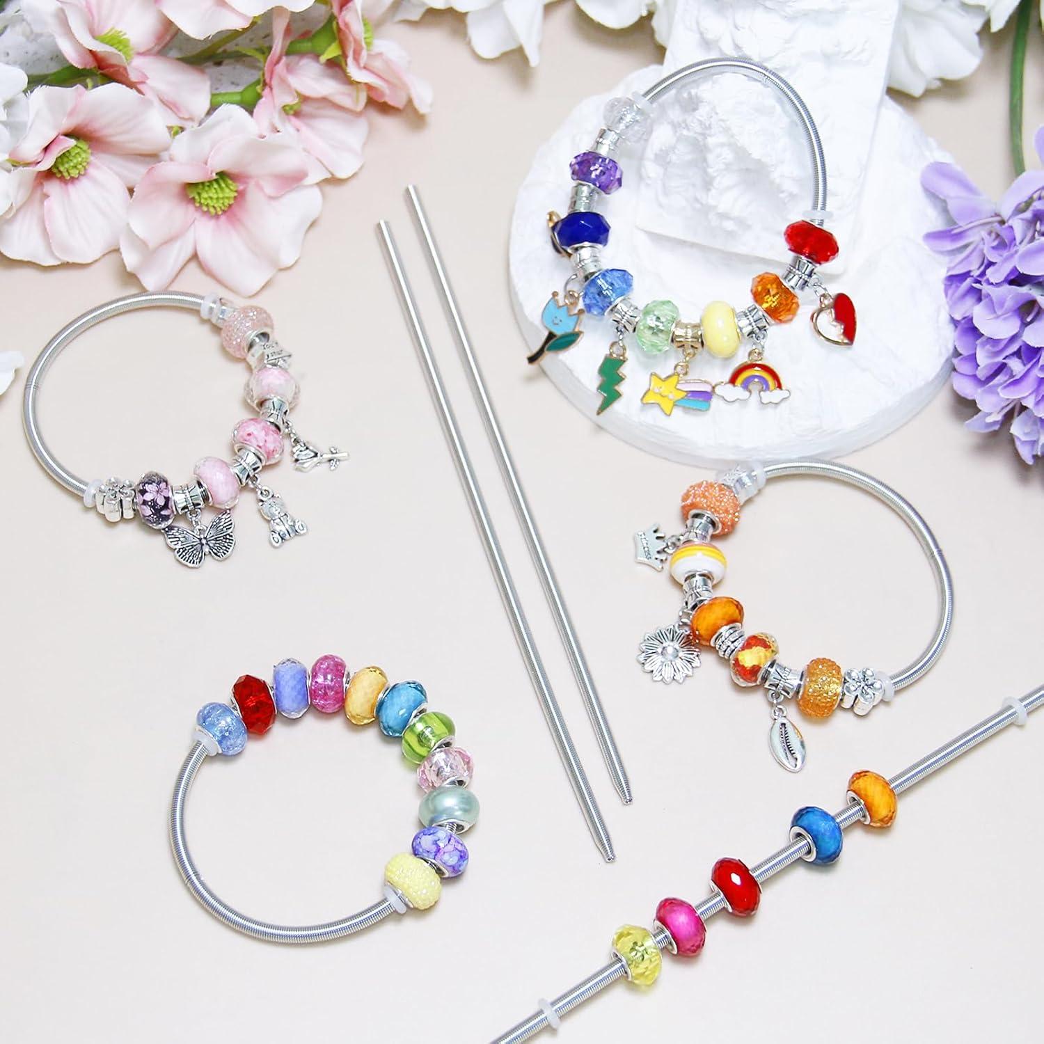 Exway 20 Pulseras Expandibles de Plata Ajustables para DIY