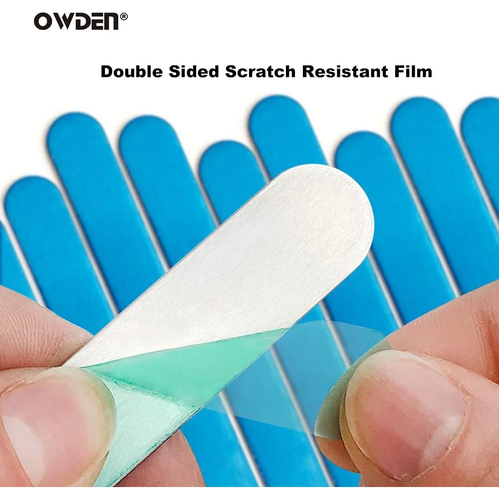 Plantillas de Pulsera OWDEN de Aluminio 10 Piezas 1.59x15.24 cm