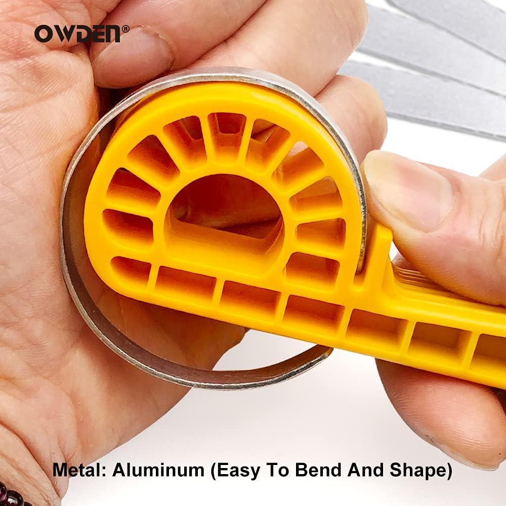 Plantillas de Pulsera OWDEN de Aluminio 10 Piezas 1.59x15.24 cm