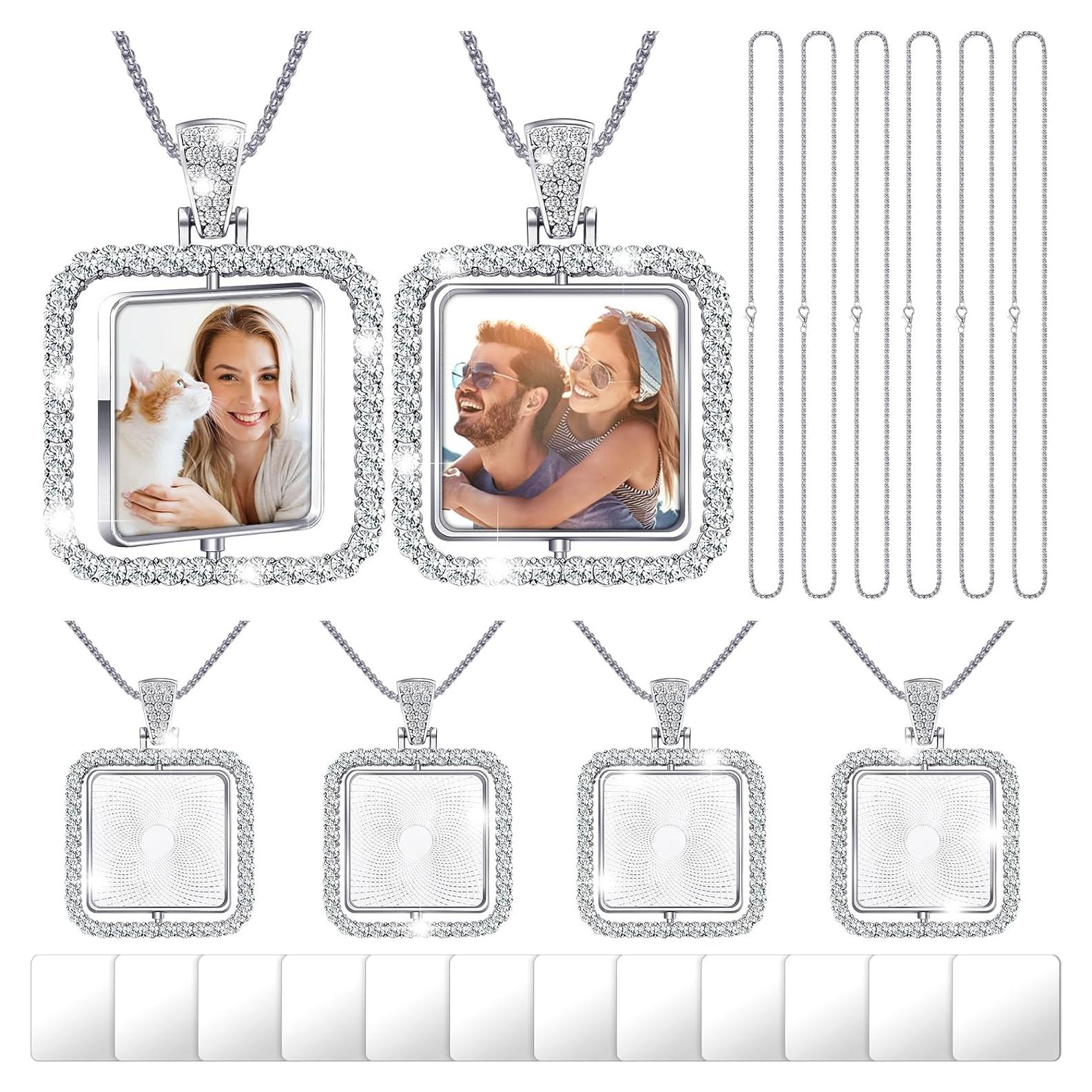 Conjunto de Colgantes de Estrás Junkin 24 Pcs para Sublimación