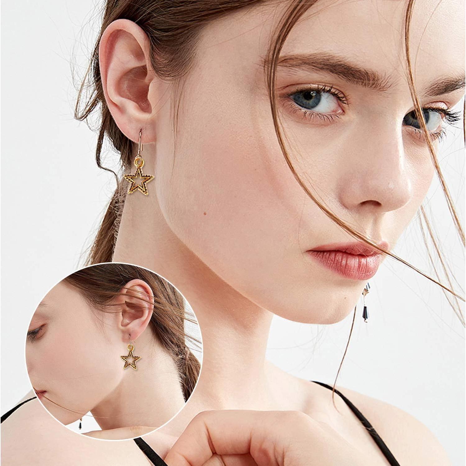 220 Piezas Encantos de Joyería SANNIX Chapados en Oro DIY