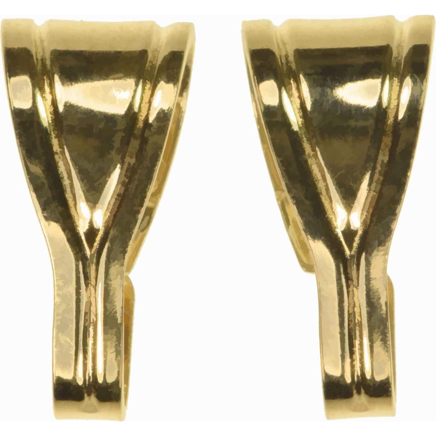 Anillas de Colgante de Plata Esterlina 925 uGems 12mm Oro 14K