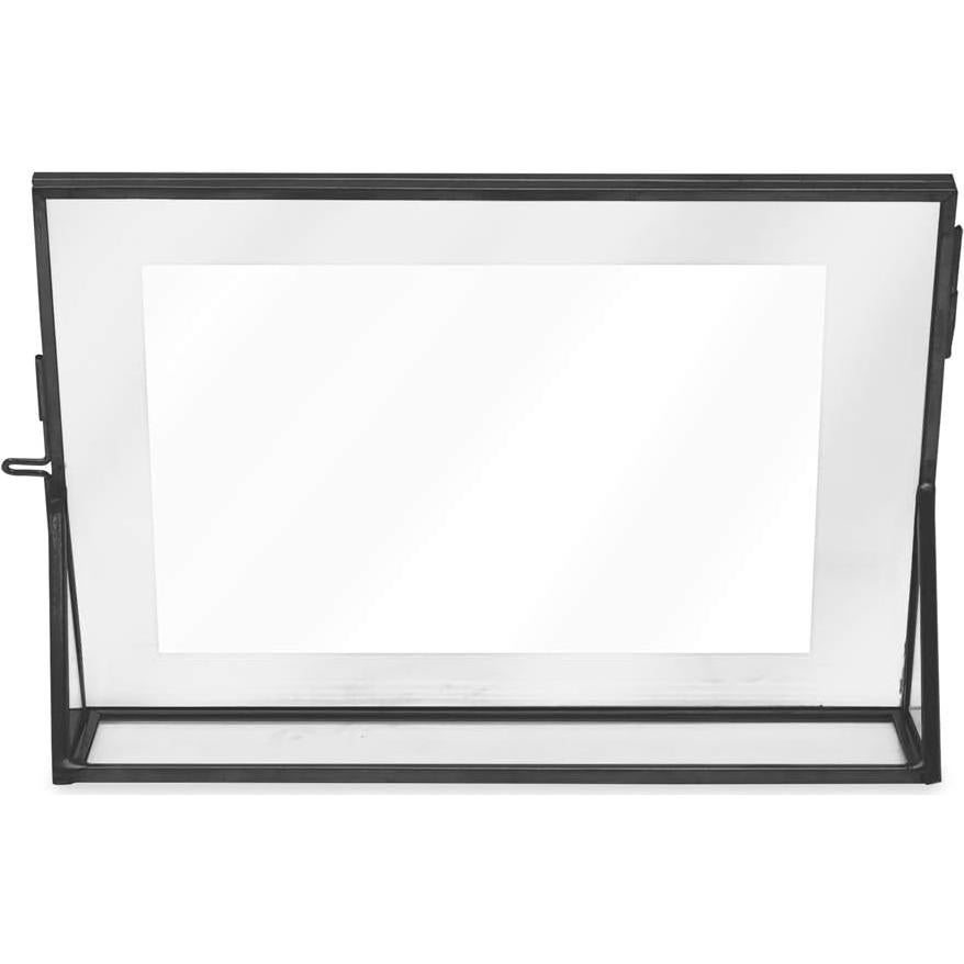 Marco de Foto Flotante Isaac Jacobs 5x7 Negro 2 Piezas