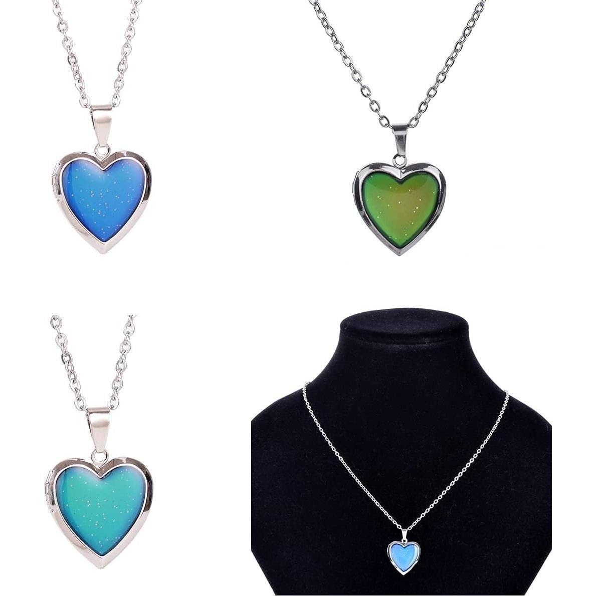 Collar Colgante Cambiante de Color Aleación Acero Inoxidable