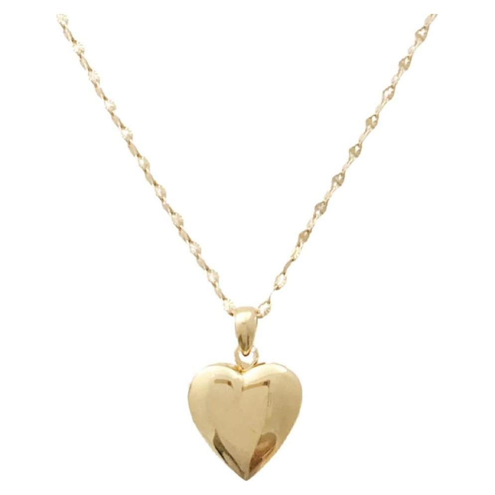 Collar Locket Corazón HONEYCAT Oro 18k Ajustable 45-53cm
