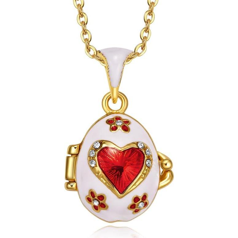 Collar Colgante Vintage de Esmalte para Mujeres - 45.7 cm