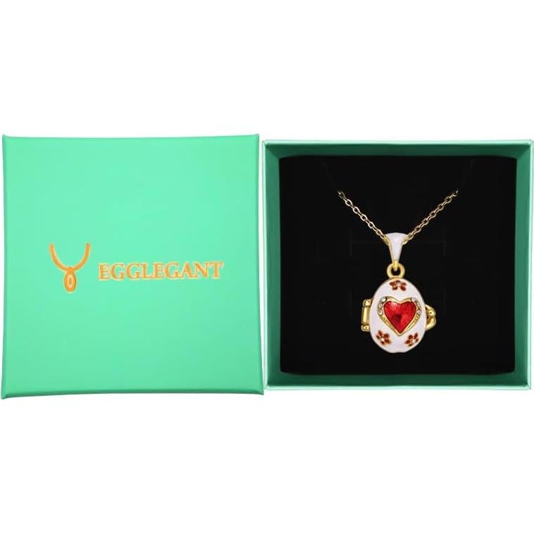 Collar Colgante Vintage de Esmalte para Mujeres - 45.7 cm