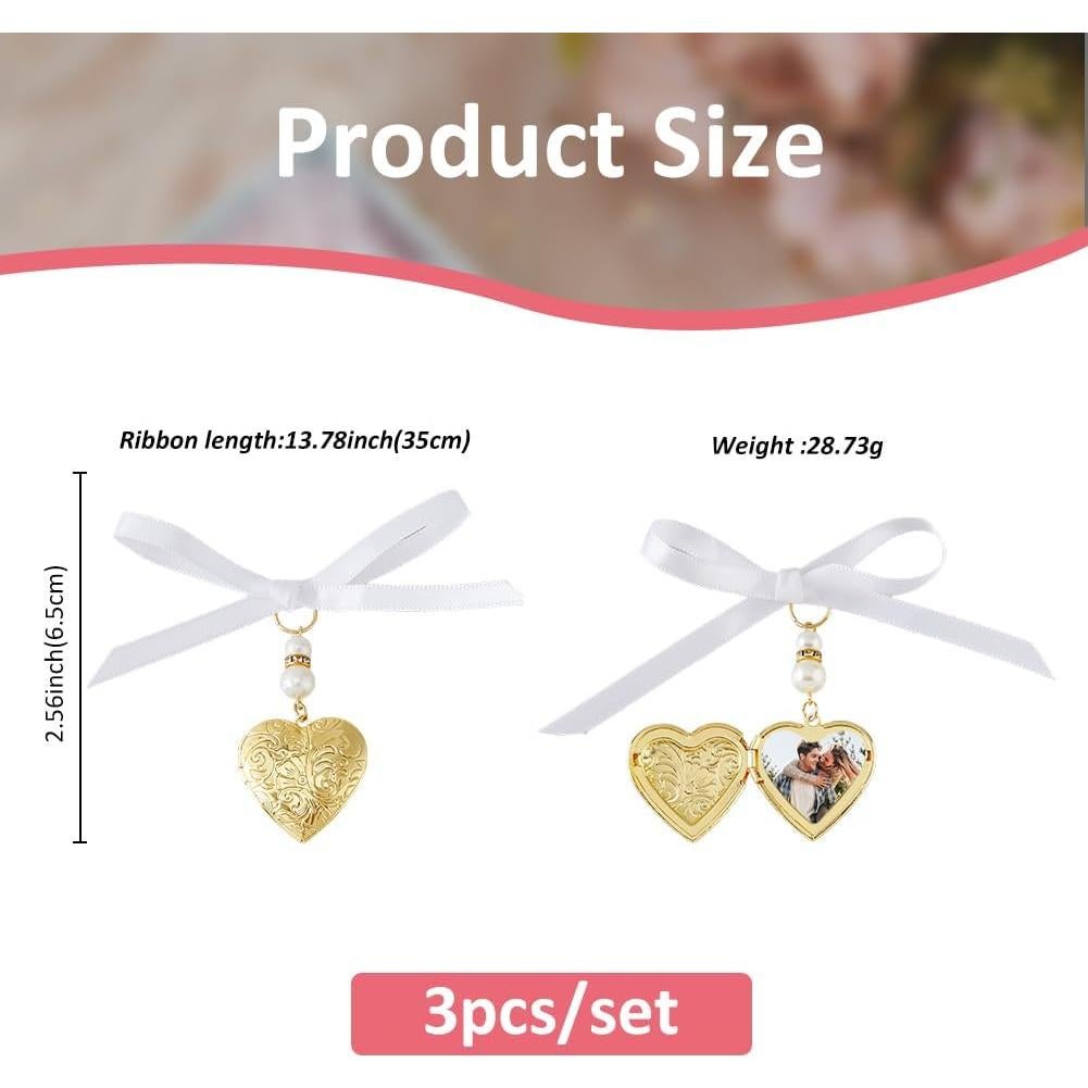 Charm de Ramo de Boda 3PCS Dorado SUPERFINDINGS 6.5cm